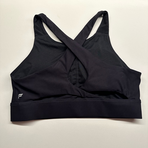 Fabletics No Bounce High Impact Black Sports Bra - Picture 3 of 7